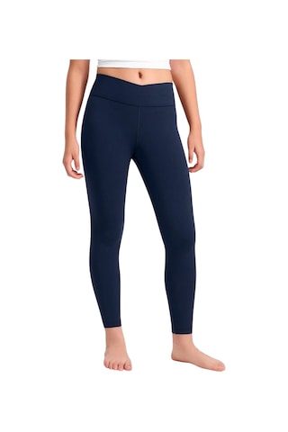 Erdem Kıds Kız Çocuk Cepli Kruvaze Kemer Yüksek Bel, Günlük, Koşu, Yürüyüş, Yoga, Spor, Egzersiz, Fitness Tayt Lacivert Lacivert