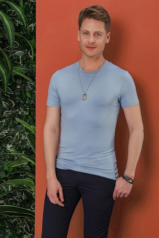 Efor Ts 847 Mavi Spor T-shirt Mavi