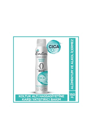 Serum Boost Cıca Hassas Bakım Kadın Sprey Deodorant Alüminyum&alkol İçermez 150 Ml