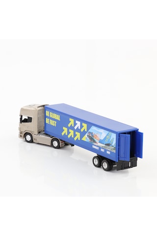 Welly 1:64 Ölçek Metal Kafalı Scania Dorseli Tır