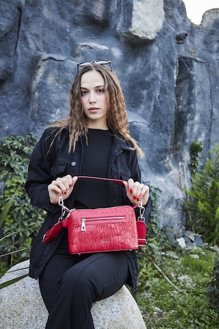 Zeyad Moda Vendy Ayarlanabilir Askılı El Ve Kol Çantası Kırmızı
