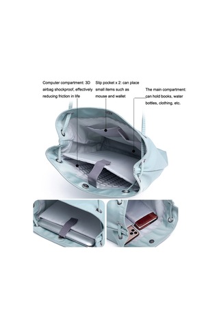 MacBook Uyumlu Omuz / El / Messenger Bilgisayar Çantası İçin, Boyut: Büyük Siyah