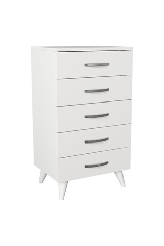 Dekorister Cemre 5 Çekmeceli Şifonyer Beyaz