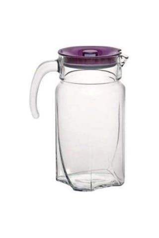 Paşabahçe 43544 Luna Mor Kapaklı Cam Sürahi 1700 CC