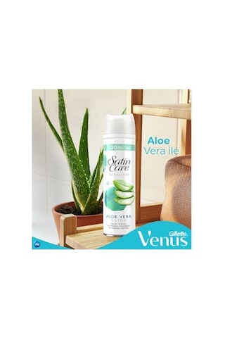 Gillette Venus Satin Care Tıraş Jeli Hassas 200 Ml 1 Paket 1 X 0.27942 G
