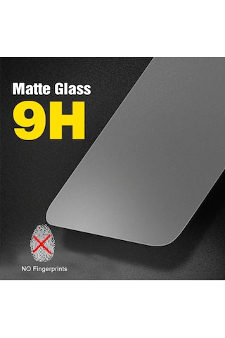 Apple Uyumlu   iPhone 12 Pro (6.1) Seramik Mat Full Kaplama 9H Ekran Koruyucu