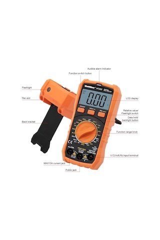 Wellhise Vc203 Dijital Multimetre Ölçü Aleti