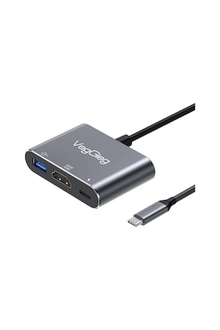 Type-c To 4k Hdmı Type-c Pd100w Usb-a 3.0 Hub Dönüştürücü Adaptör 01