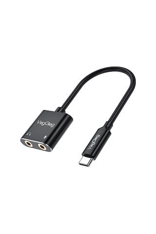 Veggieg V-K105 Type-C 3.5 MM Kulaklık ve Mikrofon Girişli Ses Kartı