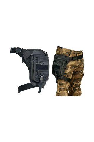 Motosiklet Bel Bacak Çantası Impertex Kumaş Kemerli Ve Cırtlı Çok Fonk Çepli Motor Çanta Renkli