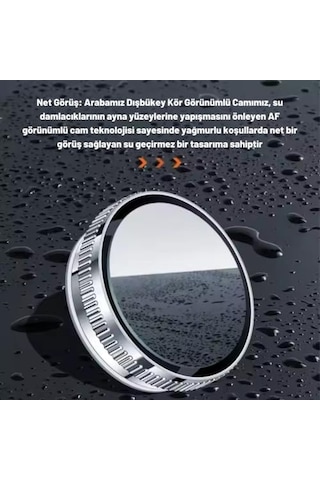 Full View-vision 2 Adet Araç Kör Nokta Aynası Geniş Açılı Geri Görüş Aynası Oto Kör Nokta Aynası