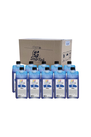 Smartink HP Uyumlu Pigment Mürekkep 10' L Mavi (H971P-H973P-H98