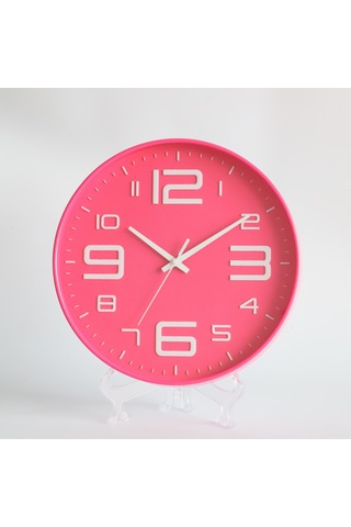 Maiyame 12 İnç 30cm Sessiz Duvar Saati - Modern Tasarım, Ev Ve Salon İçin, Keskin Rakamlar, Dayanıklı Malzeme, Beyaz Çerçeve Siyah Arka Plan Siyah