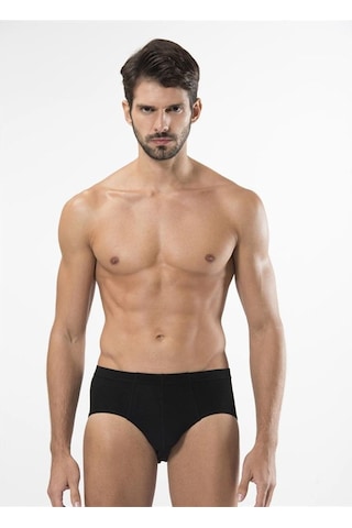 Türen 155 Ribana Kom Erkek Slip İkili Paket-sıyah Siyah