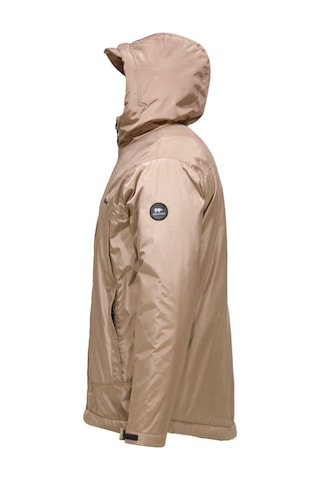 Erkek Kapitone Kapüşonlu Içi Peluş Bej Mont 001