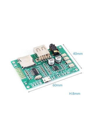 Mp3 Bluetooth 5.0 Dijital Güç Amplifikatörü Modülü
