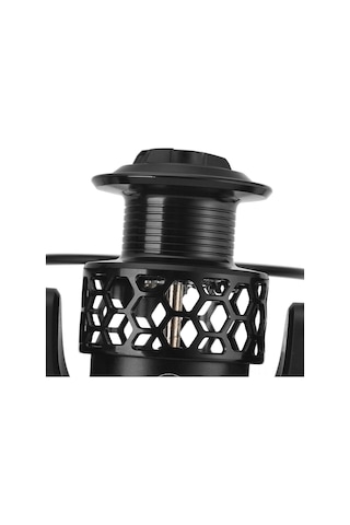 Gajeena Kömürcü Gönüllü Metal Ağ İskeleti Siyah Spinning Makinesi 2000 Tipi - 13+1 Tekerlekli 5.2:1 Dişli Oranı Balık Tutma Aleti