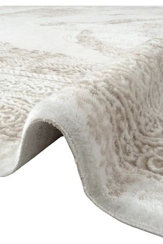 Hoom Rugs Doku 2106 Bej Modern Salon Halısı Bej - Krem