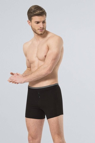 Türen Erkek Likralı Düğmeli Boxer 2Li Paket 001