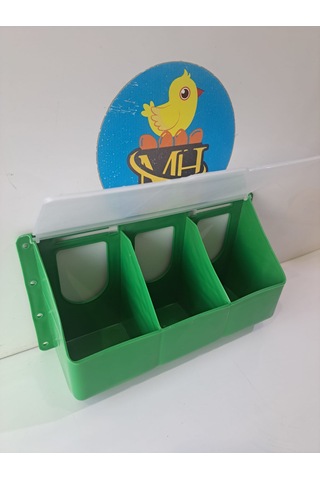 Mh 3 Gözlü Asma Yemlik 14 x 27.5 x 9 CM