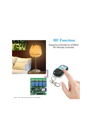 Hallow Tuya Wifi + Bt 433mhz Akıllı Uzaktan Kumanda Kablosuz Koyu Yeşil