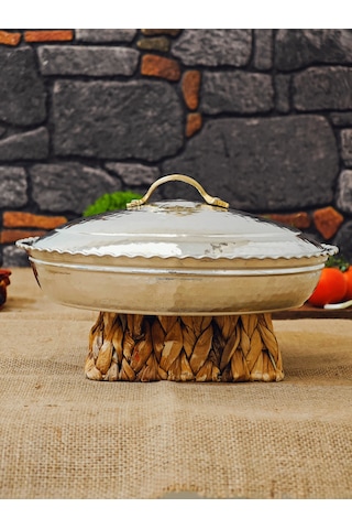 Bakır Pilav Tenceresi 29 Cm 2400 Ml