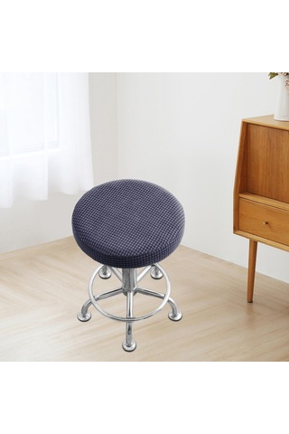 Suntek Magideal Bar Taburesi Kapakları Minderleri Dia.12 14" Mavi gri