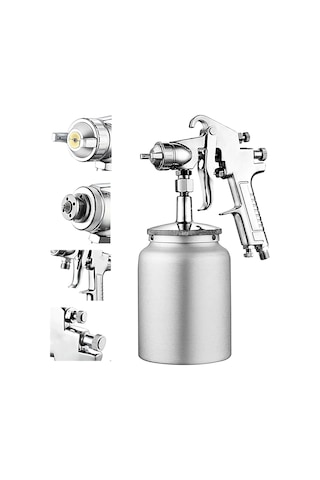 Staxx Alüminyum Alttan Depo Boya Tabancası 1.8Mm 750Lt