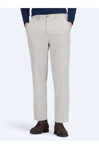 Kip Bej Dokuma Jogging Fit Çevre Dostu Casual Pantolon Bej