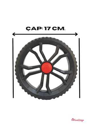 Lavinger 2 Adet Takmatik Pazar Arabası Tekeri Büyük