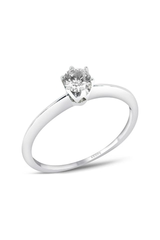 E Renk 0.20 Karat Vintage Tektaş Yüzük