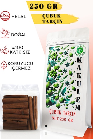 Kakulem Katkısız Kabuk Çubuk Tarçın 250 G