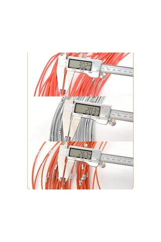 Pazly 70m Çelik Tel, Ölçekli İşaretleme Halatı, Derin Kuyu Ve Kauçuk Kaplama, Uzunluk 30/50/70/100m Diğer