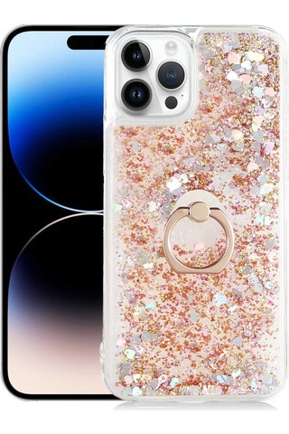 Zeyline Apple Uyumlu iPhone 14 Pro Max Zore Milce Kapak-gold