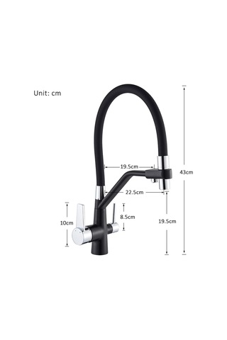 Boheme Siyah Arıtmalı Eviye Bataryası Siyah