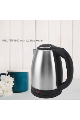 Crown CRW-7105 1.2L Otel Tipi Kettle