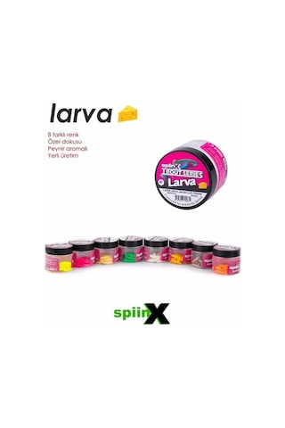 Spıınx Larva Silikon Yem 35mm 14lü Peynir Aromalı Renk: All Glow 61