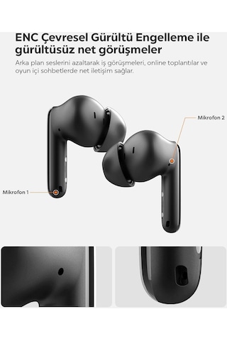 Spigen ASD07886 Audio SA - TW S10 Anc Bluetooth 5.3 Kulak İçi Kulaklık