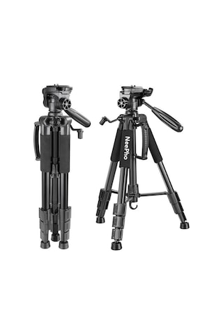 Neepho Profesyonel 175 CM DSLR ve Cep Telefon Tripod + Bluetooth Kumanda