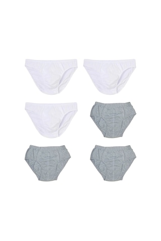 6 Adet Erkek Pamuk Önyıldız Kom Slip 001