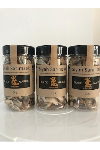 Edovital Soyulmamış Diş Siyah Sarımsak 3 x 150 G