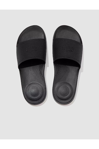 Fitflop İqushıon Slıdes Eq4 Siyah Erkek Terlik Siyah