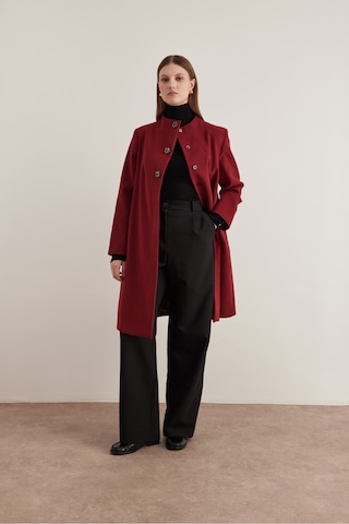 Aker 8579112 Bisiklet Yaka Kaban Bordo Bordo