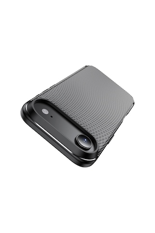 Apple Uyumlu iPhone 17 Air Kılıf Zore Negro Silikon Kapak Siyah