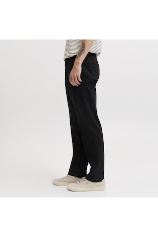 Jack & Jones Erkek Relaxed Fit Düsük Bel Chino Pantalon - Kane - 12212936 Siyah