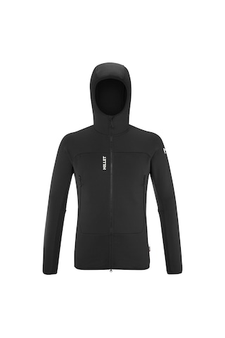 Millet Fusıon Grıd Kapşonlu T.fermuar Polartec Powergrıd Erkek Ceket Mıv9024 0247 Siyah