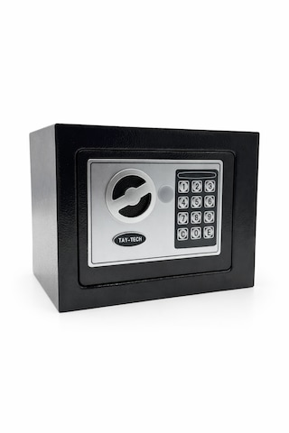 Kasaplus Ty-004 Mini Çelik Kasa Şifreli Ve Anahtarlı