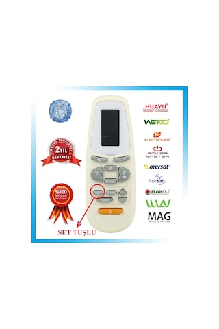 Electra Klima Kumandası Set Tuşlu