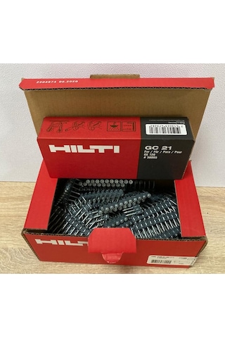 Hilti X-Gn 27 Mx Makina Çivisi 750 Adet ve Gc 21 & 22 Makina Gazı