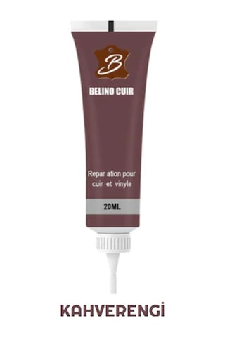 20 Ml. Kahve Deri Tamir Bakım Onarım Jeli Koltuk Çatlak Yırtık